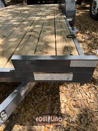 2025 WARE 7X16 T/A CAR HAULER TRAILER