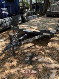 2025 WARE 7X16 T/A CAR HAULER TRAILER