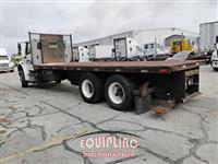 2015 Freightliner M2 6X4 T/A  24FT FLATBED TRUCK