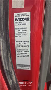 2018 Peterbilt 579 6X4 T/A SLEEPER TRUCK TRAC