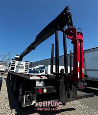 2017 Western Star 4700 TRI/A FLATBED W/ CRANE TR