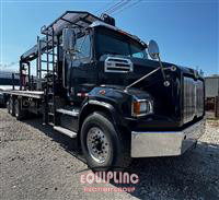 2017 Western Star 4700 TRI/A FLATBED W/ CRANE TR