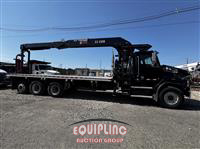 2017 Western Star 4700 TRI/A FLATBED W/ CRANE TR