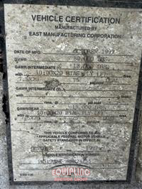 1998 East DUMP TRAILER