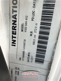 2018 International 4300 4X2 S/A 26FT NON CDL BOX 
