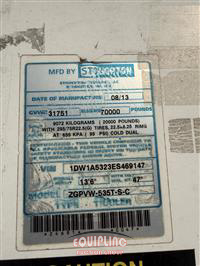 2014 Stoughton ZGPVW-535T-S-C T/A DRY VAN TRA