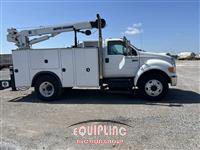 2007 Ford F750 4X2 S/A CRANE TRUCK