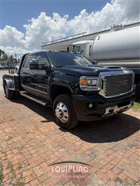 2017 GMC DENALI 3500HD 4X2 S/A FLATBED 