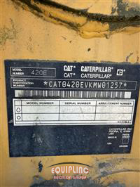 2006 Caterpillar 420E BACKHOE LOADER