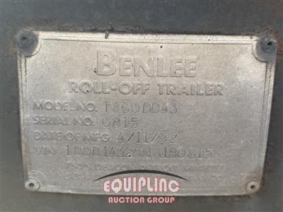 1992 BENLEE TA60DD43