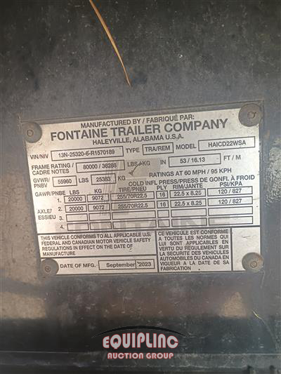 2024 Fontaine HAICD22WSA T/A STEP DECK TRAIL