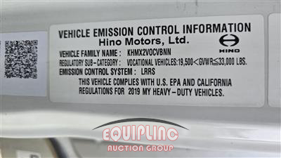 2020 Hino 268 4X2 S/A 26FT NON CDL BOX T