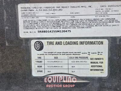 2025 MAXEY DTX 14FT T/A DUMP TRAILER