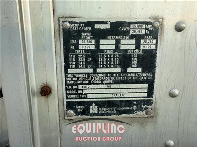 2004 MERRITT 52FT LIVESTOCK TRAILER
