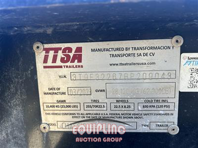2023 Transcraft CHASSIS-SB 2024 T/A 40FT TRAIL