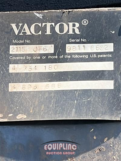 1999 Freightliner FL80 6X4 T/A VACUUM TRUCK