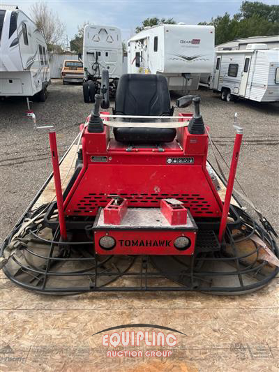 2023 TOMAHAWK TRT46V 8FT RIDE ON TROWEL