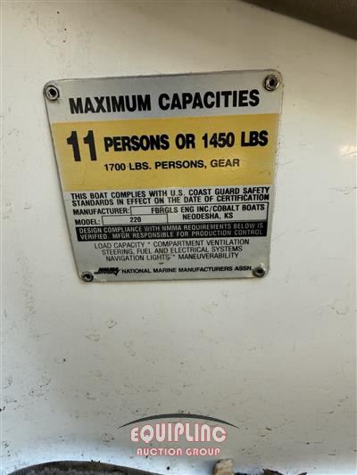 2003 COBALT 220 24FT BOAT