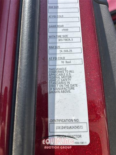 2021 Kenworth W900 6X4 T/A SLEEPER TRUCK TRA