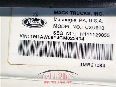 2012 Mack CXU613