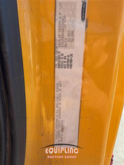 2013 Freightliner CASCADIA TRI/A DUMP TRUCK