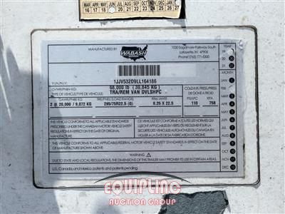 2020 Wabash DVLSHPC 53X102 T/A DRY VAN TRA