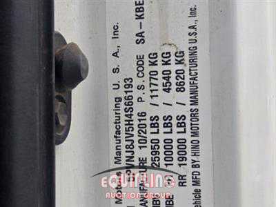 2017 Hino 268 4X2 S/A 26FT NON CDL BOX T