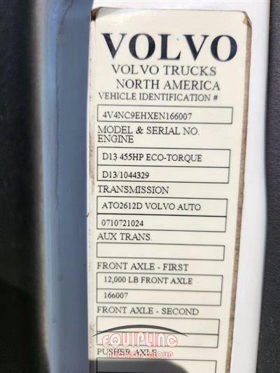 2014 Volvo VNL64T300 6X4 T/A DAY CAB TRUC