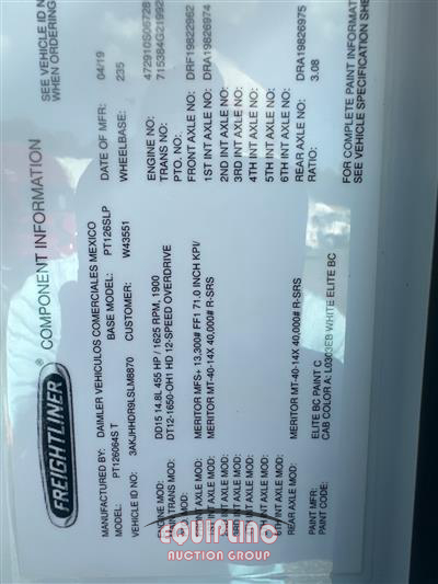 2020 Freightliner Cascadia