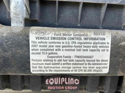2007 Ford Motorhome Chassis