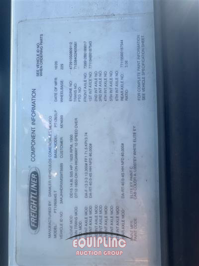 2021 Freightliner CASCADIA 126 6X4 T/A SLEEPER T