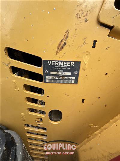2019 Vermeer S925TX MINI STAND ON SKIDSTEER