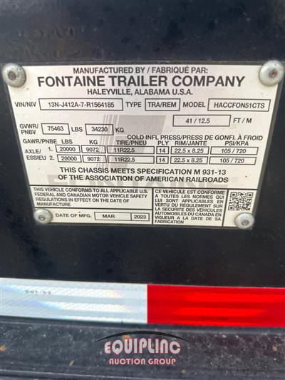 2024 FONTAINE TRAILER CO. Fontaine Trailer Co.