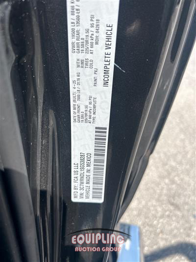 2025 Ram 5500 4x2 4WD S/A ROLL BACK