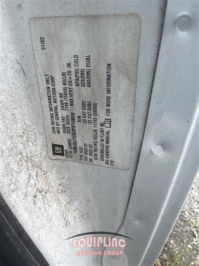 2003 Chevrolet C6500