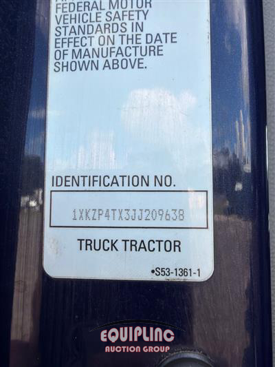 2018 Kenworth T880