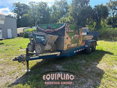 2025 TCEC 16FT CONCRETE CURB TRAILER