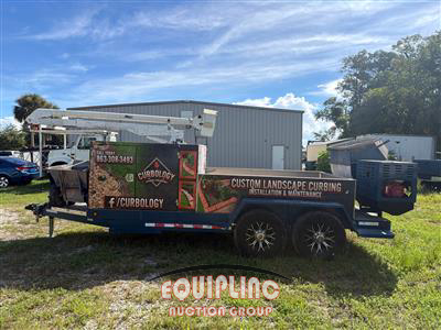2025 TCEC 16FT CONCRETE CURB TRAILER
