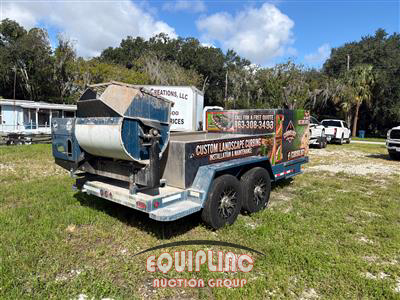 2025 TCEC 16FT CONCRETE CURB TRAILER