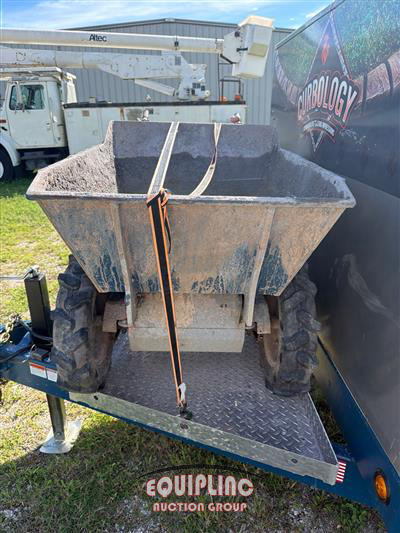 2025 TCEC 16FT CONCRETE CURB TRAILER