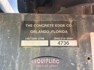 2025 TCEC 16FT CONCRETE CURB TRAILER