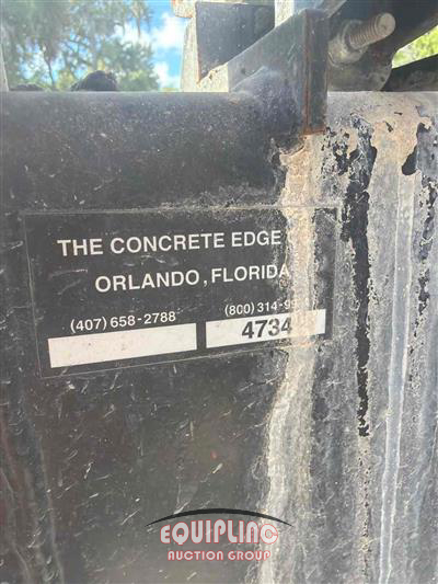 2025 TCEC 16FT CONCRETE CURB TRAILER