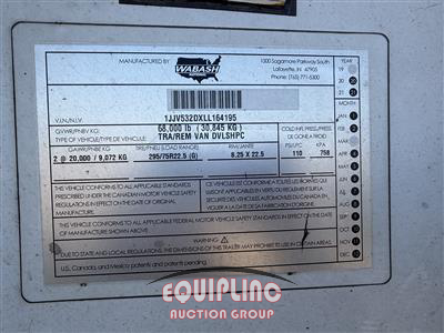 2020 Wabash DVLSHPC 53X102 T/A DRY VAN TRA