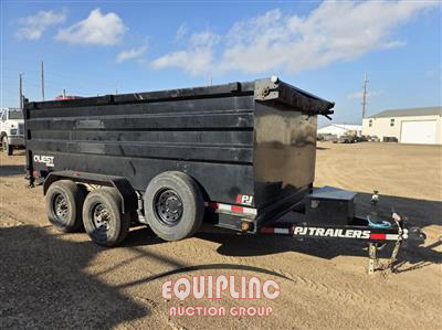 2026 PJ D7142 T/A 16FT DUMP TRAILER