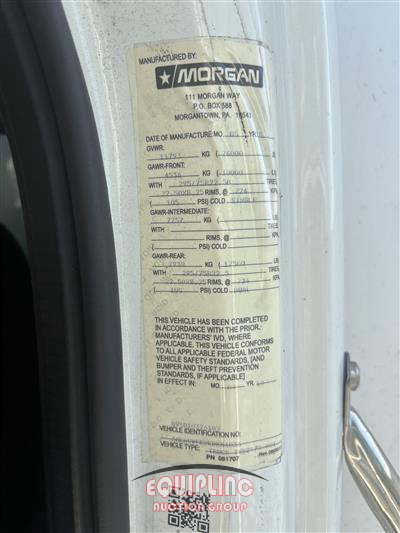 2019 Freightliner M2 4X2 S/A 26FT NON CDL BOX TR