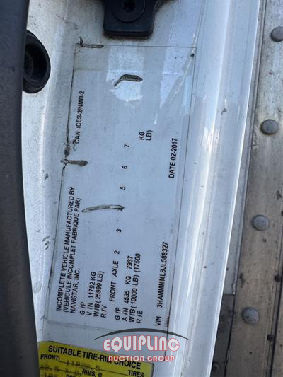 2018 International 4300 4X2 26FT NON CDL BOX TRUC