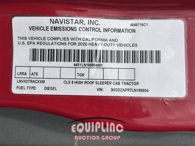 2020 International LT625
