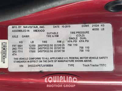 2020 International LT625