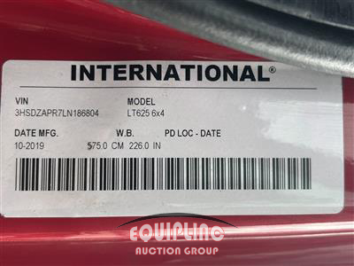 2020 International LT625