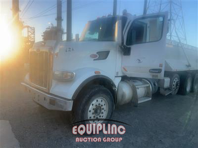 2020 Peterbilt 567 TRI/A DUMP TRUCK 